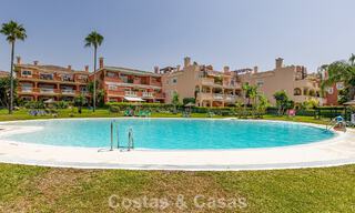 Ground-floor apartment with private garden for sale just 50m from the beach on the New Golden Mile, between Marbella and Estepona 804515 