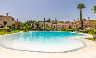 Ground-floor apartment with private garden for sale just 50m from the beach on the New Golden Mile, between Marbella and Estepona 804516 