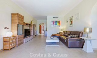 Ground-floor apartment with private garden for sale just 50m from the beach on the New Golden Mile, between Marbella and Estepona 804533 