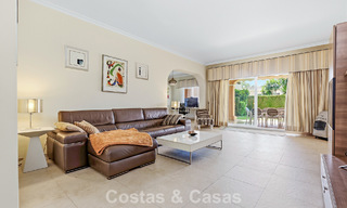 Ground-floor apartment with private garden for sale just 50m from the beach on the New Golden Mile, between Marbella and Estepona 804537 
