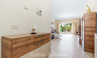 Ground-floor apartment with private garden for sale just 50m from the beach on the New Golden Mile, between Marbella and Estepona 804540 