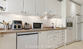 Ground-floor apartment with private garden for sale just 50m from the beach on the New Golden Mile, between Marbella and Estepona 804554 