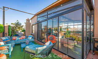 Spacious duplex penthouse with spectacular rooftop terrace for sale in Atalaya, New Golden Mile, Marbella - Estepona 804639 