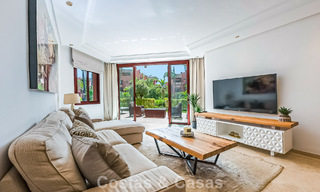 Prestigious garden apartment for sale in a leading beachfront development between Marbella and Estepona 804978 