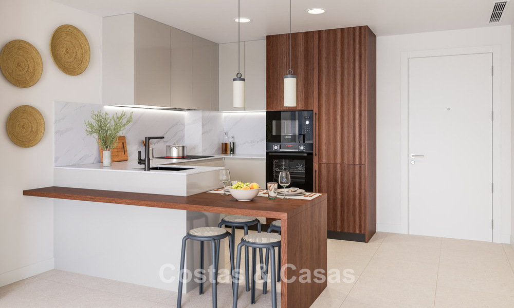 Luxury new-build apartments with panoramic sea views for sale in La Cala de Mijas, Costa del Sol 804599
