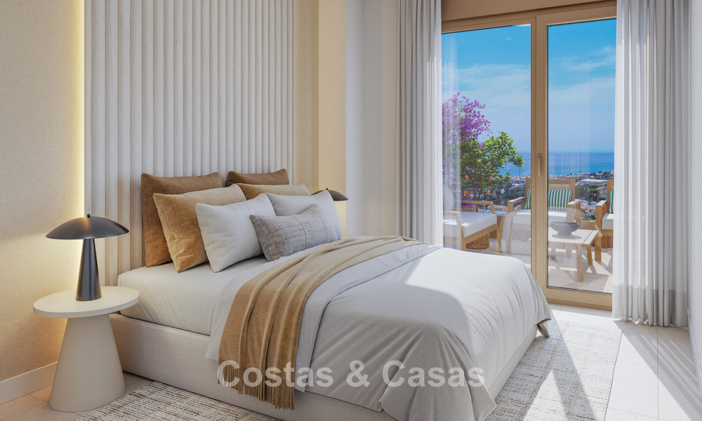 Luxury new-build apartments with panoramic sea views for sale in La Cala de Mijas, Costa del Sol 804600