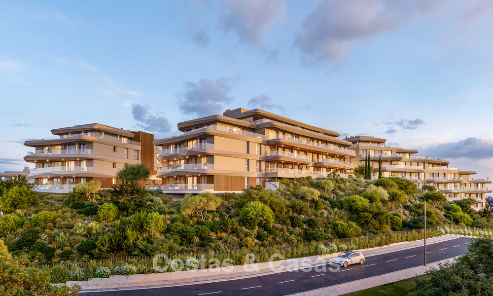 Luxury new-build apartments with panoramic sea views for sale in La Cala de Mijas, Costa del Sol 804606