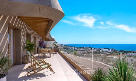 Luxury new-build apartments with panoramic sea views for sale in La Cala de Mijas, Costa del Sol 804608