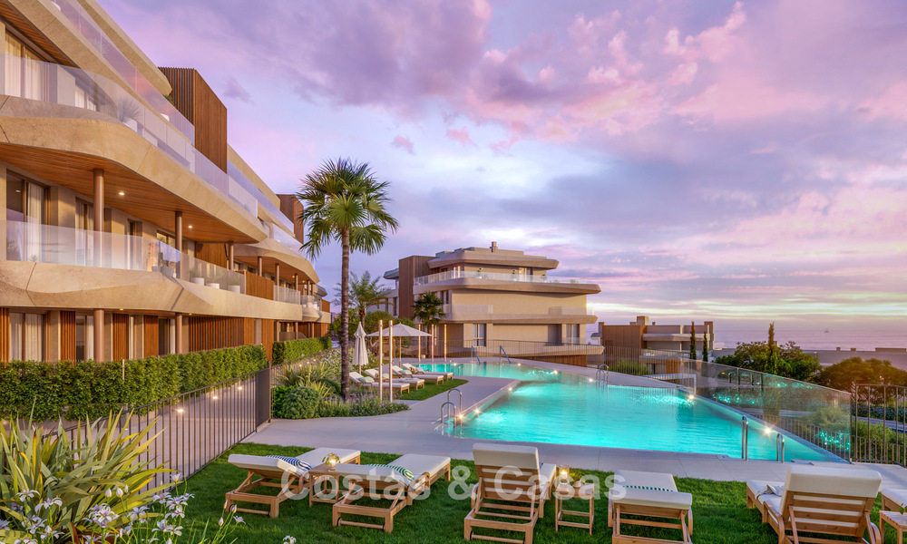 Luxury new-build apartments with panoramic sea views for sale in La Cala de Mijas, Costa del Sol 804612