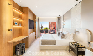 Contemporary renovated apartment with open sea views for sale on the New Golden Mile, between Marbella and Estepona 804685 