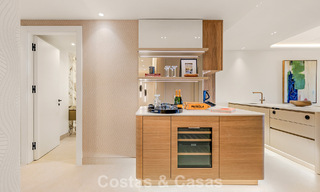 Contemporary renovated apartment with open sea views for sale on the New Golden Mile, between Marbella and Estepona 804690 