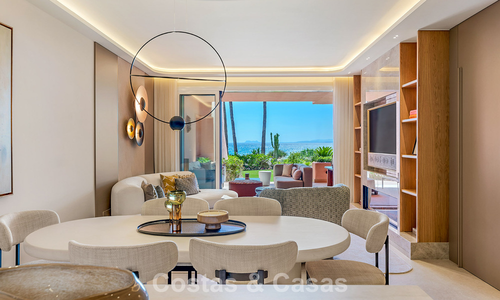 Contemporary renovated apartment with open sea views for sale on the New Golden Mile, between Marbella and Estepona 804692