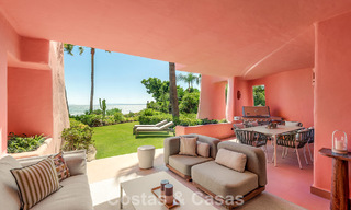 Contemporary renovated apartment with open sea views for sale on the New Golden Mile, between Marbella and Estepona 804694 
