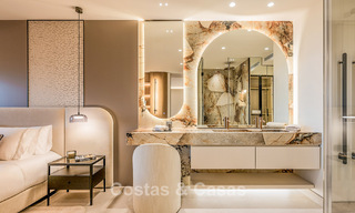 Contemporary renovated apartment with open sea views for sale on the New Golden Mile, between Marbella and Estepona 804703 