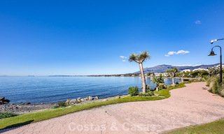 Contemporary renovated apartment with open sea views for sale on the New Golden Mile, between Marbella and Estepona 804886 