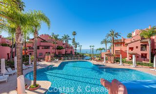 Contemporary renovated apartment with open sea views for sale on the New Golden Mile, between Marbella and Estepona 804887 