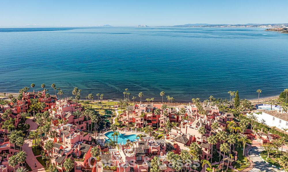 Contemporary renovated apartment with open sea views for sale on the New Golden Mile, between Marbella and Estepona 804888