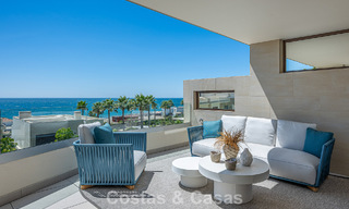 Refined designer apartment with sea views in a modern beachfront development on Marbella’s New Golden Mile - Estepona 804719 