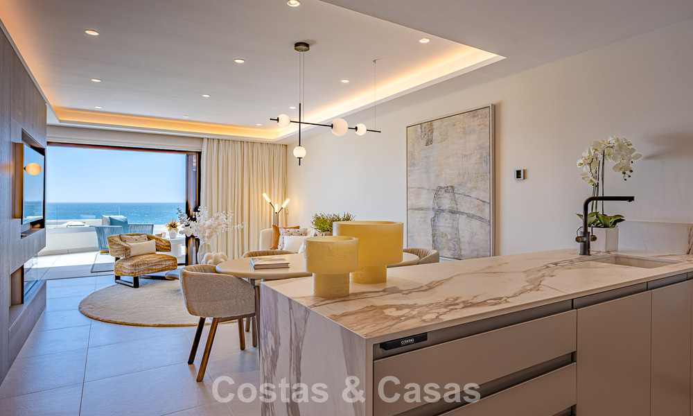 Refined designer apartment with sea views in a modern beachfront development on Marbella’s New Golden Mile - Estepona 804721