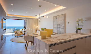 Refined designer apartment with sea views in a modern beachfront development on Marbella’s New Golden Mile - Estepona 804721 