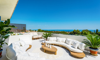 Luxurious, contemporary renovated penthouse with panoramic sea views for sale in Sierra Blanca on Marbella’s Golden Mile 804803 