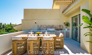 Luxurious, contemporary renovated penthouse with panoramic sea views for sale in Sierra Blanca on Marbella’s Golden Mile 804805 