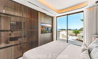 Luxurious, contemporary renovated penthouse with panoramic sea views for sale in Sierra Blanca on Marbella’s Golden Mile 804815 