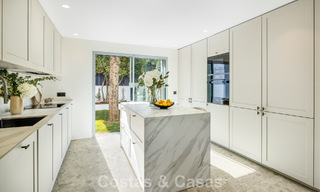 Spanish villa with a modern interior and a large garden for sale on the New Golden Mile in Benahavis between Marbella and Estepona 804843 