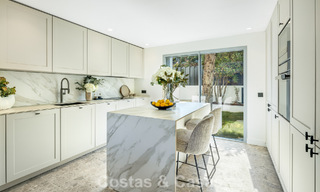 Spanish villa with a modern interior and a large garden for sale on the New Golden Mile in Benahavis between Marbella and Estepona 804844 
