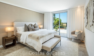 Spanish villa with a modern interior and a large garden for sale on the New Golden Mile in Benahavis between Marbella and Estepona 804853 