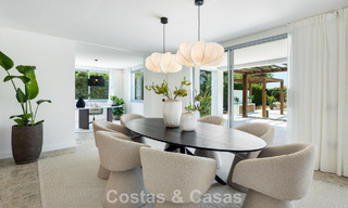 Spanish villa with a modern interior and a large garden for sale on the New Golden Mile in Benahavis between Marbella and Estepona 804861 