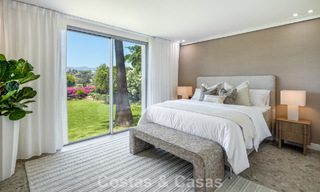 Spanish villa with a modern interior and a large garden for sale on the New Golden Mile in Benahavis between Marbella and Estepona 804866 
