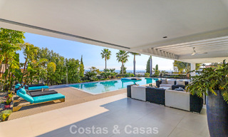 Exclusive contemporary villa with panoramic sea views for sale in Los Flamingos, a 5-Star Golf resort in Marbella - Benahavís 804759 