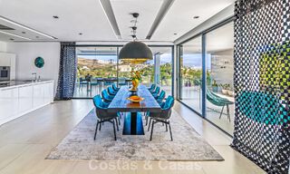 Exclusive contemporary villa with panoramic sea views for sale in Los Flamingos, a 5-Star Golf resort in Marbella - Benahavís 804768 