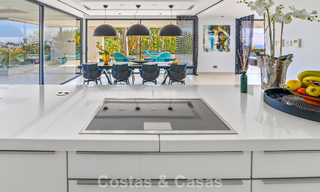 Exclusive contemporary villa with panoramic sea views for sale in Los Flamingos, a 5-Star Golf resort in Marbella - Benahavís 804770 