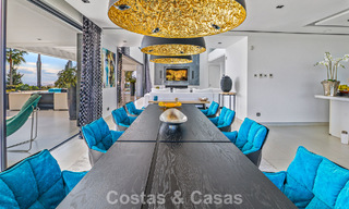 Exclusive contemporary villa with panoramic sea views for sale in Los Flamingos, a 5-Star Golf resort in Marbella - Benahavís 804772 