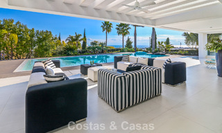 Exclusive contemporary villa with panoramic sea views for sale in Los Flamingos, a 5-Star Golf resort in Marbella - Benahavís 804774 