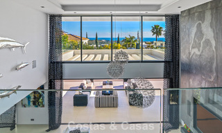 Exclusive contemporary villa with panoramic sea views for sale in Los Flamingos, a 5-Star Golf resort in Marbella - Benahavís 804777 