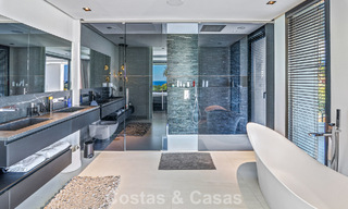 Exclusive contemporary villa with panoramic sea views for sale in Los Flamingos, a 5-Star Golf resort in Marbella - Benahavís 804783 