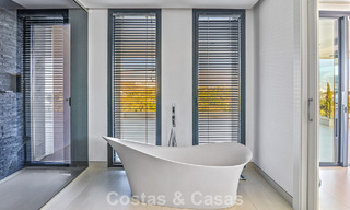 Exclusive contemporary villa with panoramic sea views for sale in Los Flamingos, a 5-Star Golf resort in Marbella - Benahavís 804784 