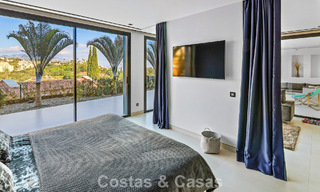 Exclusive contemporary villa with panoramic sea views for sale in Los Flamingos, a 5-Star Golf resort in Marbella - Benahavís 804792 