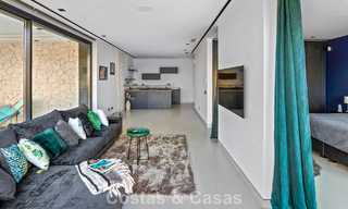 Exclusive contemporary villa with panoramic sea views for sale in Los Flamingos, a 5-Star Golf resort in Marbella - Benahavís 804793 