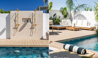 Elegant, renovated townhouse with private swimming pool for sale in Nueva Andalucía, Marbella 804900 