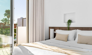Elegant, renovated townhouse with private swimming pool for sale in Nueva Andalucía, Marbella 804901 