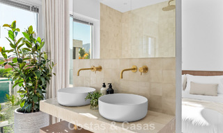 Elegant, renovated townhouse with private swimming pool for sale in Nueva Andalucía, Marbella 804902 
