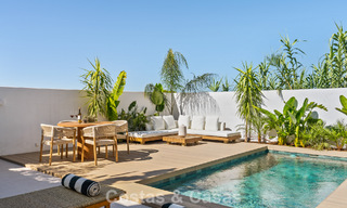 Elegant, renovated townhouse with private swimming pool for sale in Nueva Andalucía, Marbella 804909 