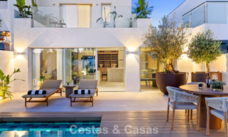 Elegant, renovated townhouse with private swimming pool for sale in Nueva Andalucía, Marbella 804919 