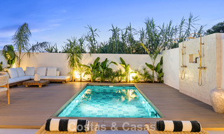 Elegant, renovated townhouse with private swimming pool for sale in Nueva Andalucía, Marbella 804921 