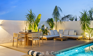 Elegant, renovated townhouse with private swimming pool for sale in Nueva Andalucía, Marbella 804922 
