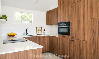 Contemporary renovated townhouse with golf and sea views for sale on the New Golden Mile, Marbella - Estepona 804925 